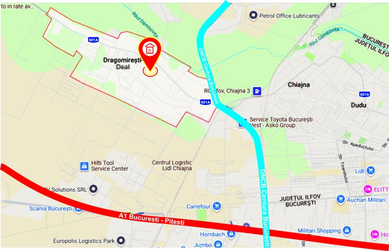 Dragomiresti Deal Crizantemelor, P+1+Pod, 4 camere, utilitati, STB la 400 m